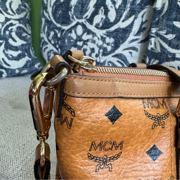 MCM Cognac Visetos Tote - Picture 11 of 12